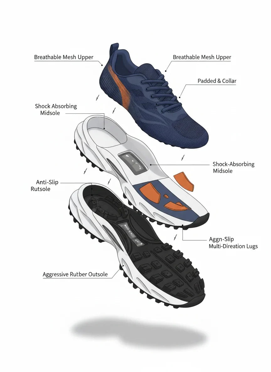 H Walk Meshpro For Men